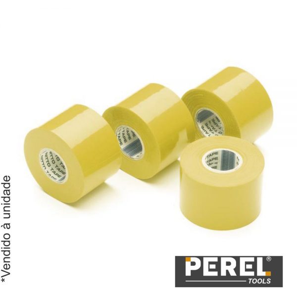 Fita Isoladora Amarela - 50 mm X 20M PEREL - (1042N-JPC)