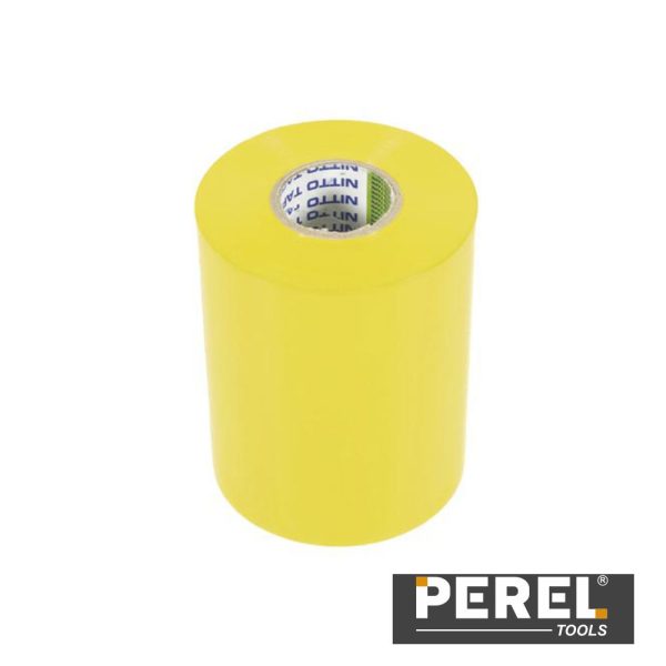 Fita Isoladora Amarela - 100 mm X 20M PEREL - (1049N-J)