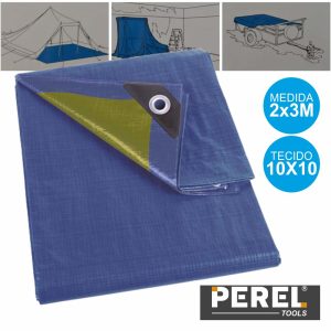 Toldo Resistente 2x3m Azul Perel - (110-0203)