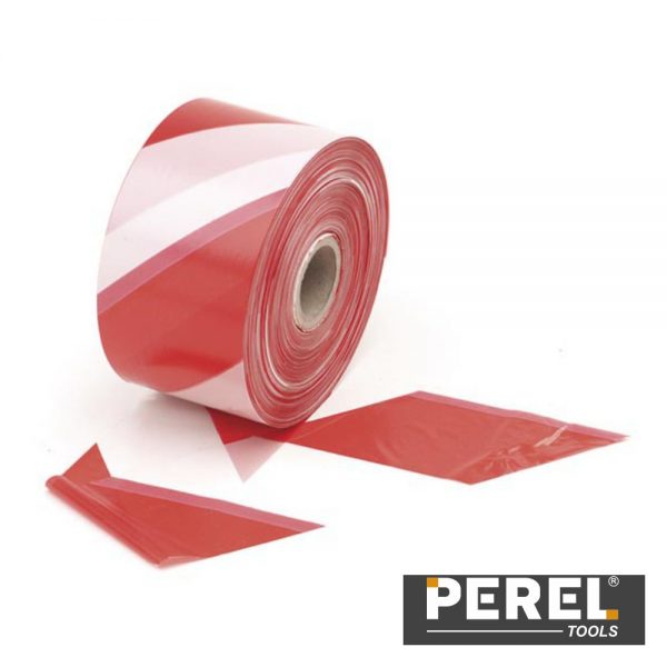 Fita De Sinalização Vermelha/Branca - 500M PEREL - (1187-500)