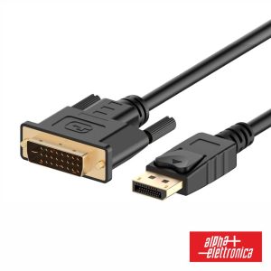 Cabo Displayport Macho / DVI-D Dual link Macho 3m ALPHA - (93-603/03B)