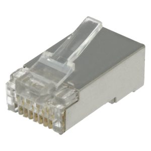 Ficha RJ45 Modular 8p8c CAT6 FTP Metálica - (94-916)