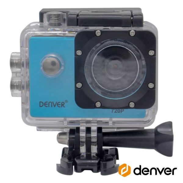 Câmara De Ação HD 720P 5MP Azul DENVER - (ACT-320BLUEMK2)