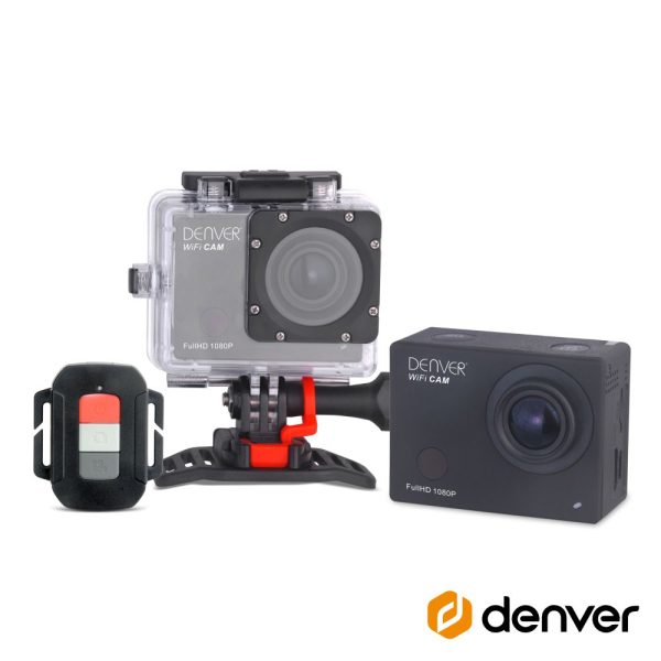 Câmara De Ação Full HD 1080P 8MP Preto DENVER - (ACT-8030WMK2)