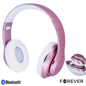 Auscultadores Bluetooth S/ Fios Stereo Rosa - (BHS-300PK)