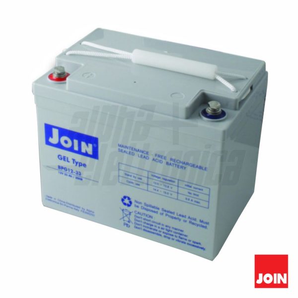 Bateria Chumbo Gel 12V 33A JOIN - (BPG12-33)