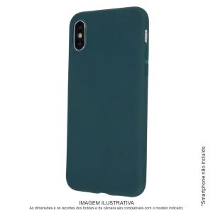 Capa TPU Anti-choque Verde Floresta P/ iPhone X/XS - (CASEIPHONEX/XS-FG)