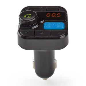 Transmissor FM Bluetooth 2USB/MicroSD F. Isqueiro Preto - (CATR121BK)