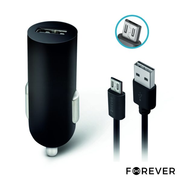 Adaptador Isqueiro 12V/24V / 1 USB 5v 2a E Micro USB-B - (CC-M02A-USBB)
