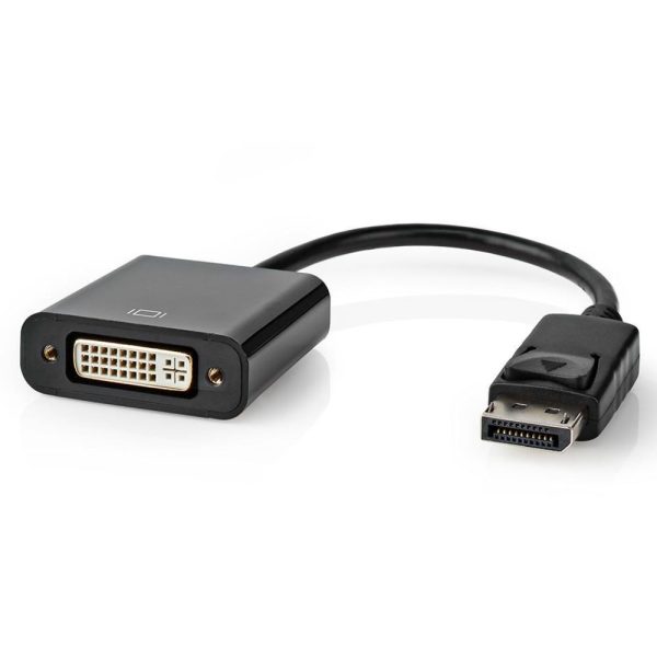 Cabo Adaptador Displayport Macho / DVI-D Fêmea 20cm - (CCGT37250BK02)