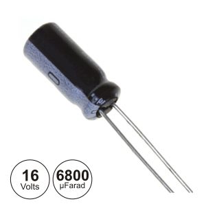 Condensador Electrolitico 6.800uf 16v 105º - (CE6800-16)