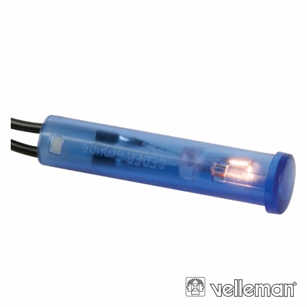 Luz Piloto Redondo Azul 24V 7mm VELLEMAN - (CRAF024B)