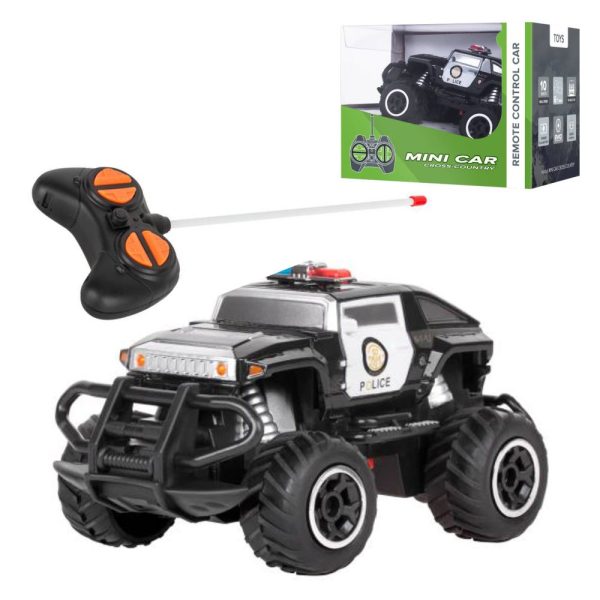 Carro Telecomandado Police 2xAA 10km/h - (CROSS-COUNTRY-01)