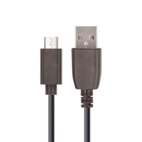 Cabo USB-A 2.0 1A Macho / MicroUSB Preto 1m - (CUSBB-02BK)