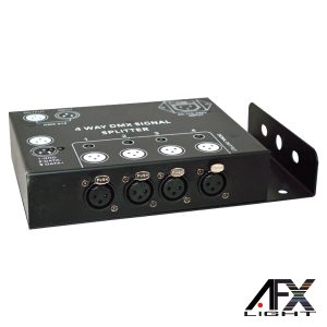 Distribuidor DMX 4 Vias 1 Entrada AFXLIGHT - (DD4)