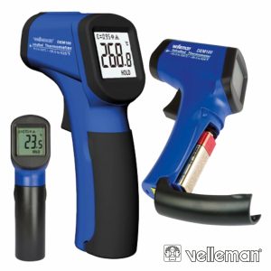 Termómetro IR Digital C/ Laser VELLEMAN - (DEM100)