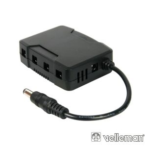 Conversor DC-DC p/ DVRs de 4 Canais VELLEMAN - (DVR4/DC)