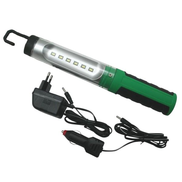 Lanterna De Trabalho Recarregável C/ Gancho 6x2W 300lm - (ELECT679)