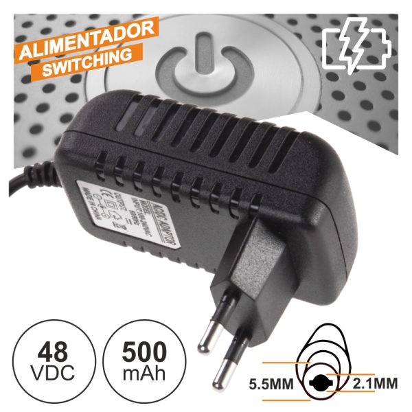 Alimentador Switching 48v 500ma - (FAS48V0.5AB)