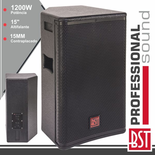 Coluna Passiva Pro 15" 1200W BST - (FIRST-SP15)
