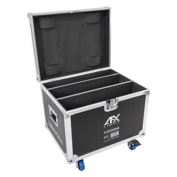 Mala Transporte DJ P/ 2 Projetores Luz CITYCOLOR400 AFXLIGHT - (FL-2CITYCOLOR400)