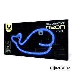 Luz LED Neon Em Forma de Baleia - (FLNE19)