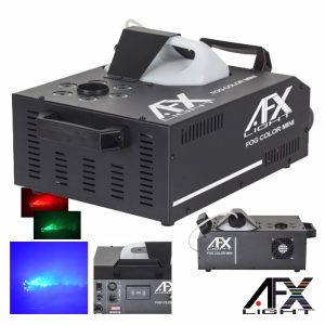 Máquina De Fumos 900W 6 LEDS 3W RGB DMX Geyser AFXLIGHT - (FOG-COLOR-MINI)