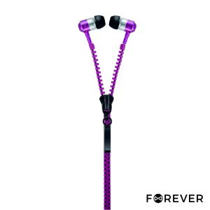 Auscultadores C/ Fios Stereo C/ Fecho Rosa FOREVER - (HST-100PINK)