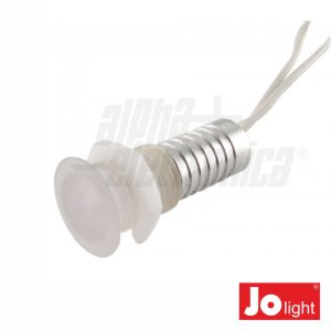 Foco LED 1W 12V 22mm Branco Quente P/ Encastrar IP20 Jolig - (JO388/028WW)