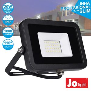Foco LED 20W 230V Branco Natural 1800lm IP65 Slim Jolight - (JO430/020NW)