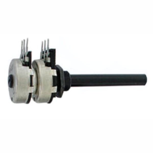Potenciómetro Logaritimico 47k Stereo Metalico - (K047BS)