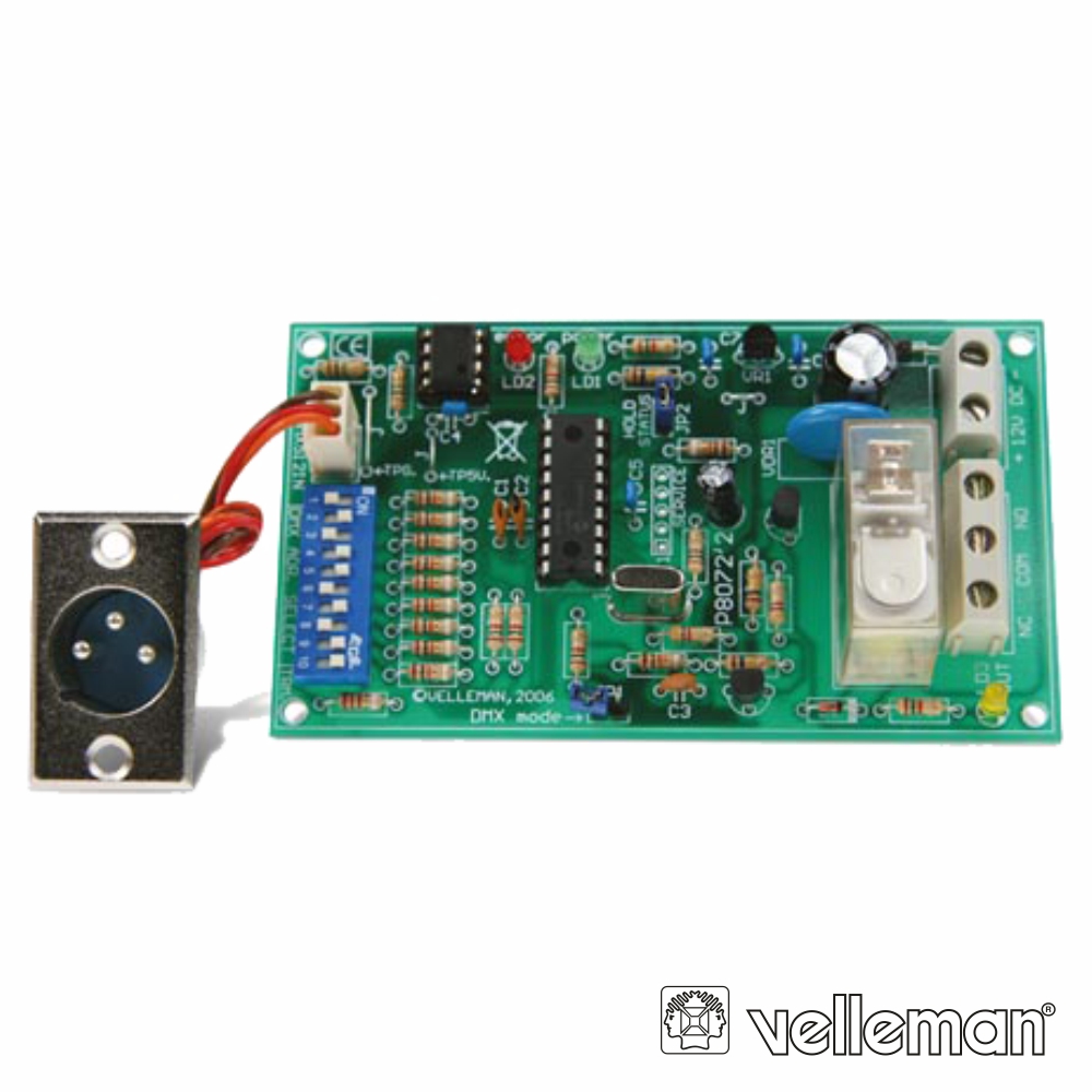 Kit Relé Controlado Por DMX - (K8072)