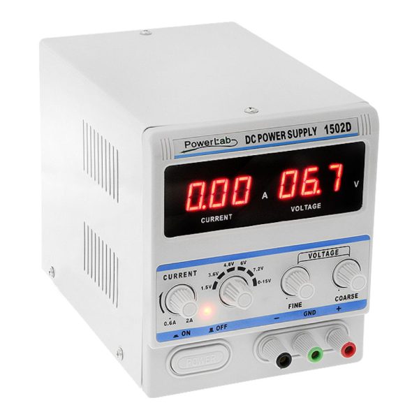 Fonte de Alimentação Digital 0-15V / 0-2A - (LAB1502D)