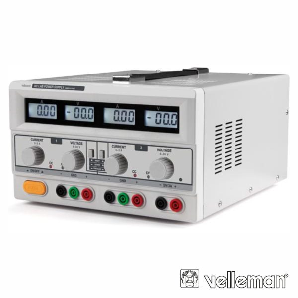 Fonte De Alimentação Digital Dupla 2x0-30V / 0-3a 5vdc 3a - (LABPS23023)