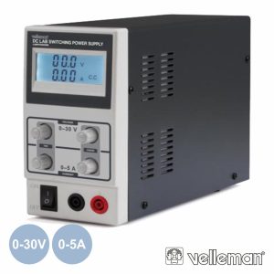 Fonte De Alimentação Digital 0-30V / 0-5A VELLEMAN - (LABPS3005SM)