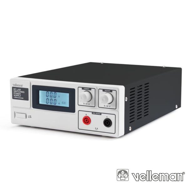 Fonte De Alimentação Digital 0-30V / 0-30A VELLEMAN - (LABPS3030SM)