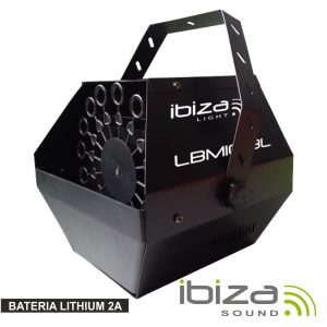 Máquina De Bolhas 25W Preta Bat Lítio 2a IBIZA - (LBM10BAT-BL)