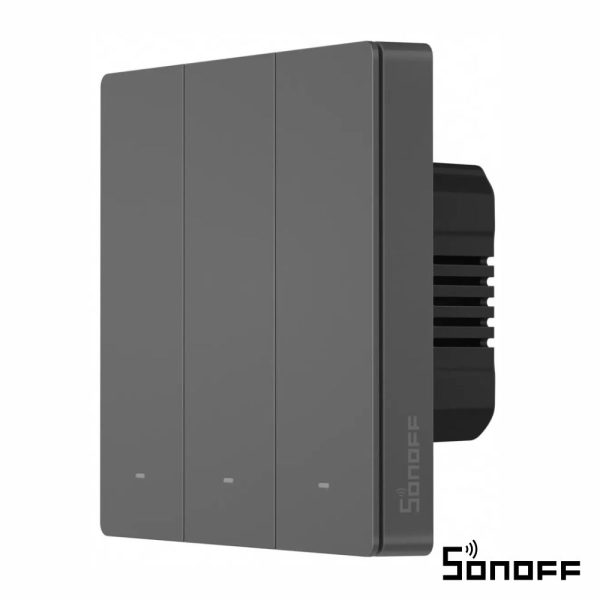 Interruptor Parede Triplo Encastrar WiFi+RF 3 Gang SONOFF - (M5-3C-86)