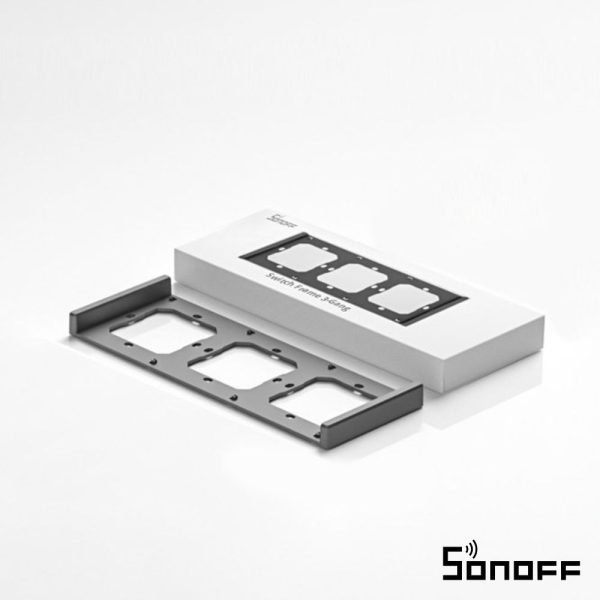 Moldura P/ 3 Interruptores Inteligentes M5-80 3 Gang SONOFF - Image 2