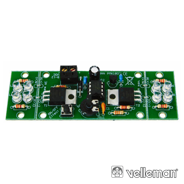 Kit Luz Intermitente LED De 2 Canais Alta Potência - (MK180)