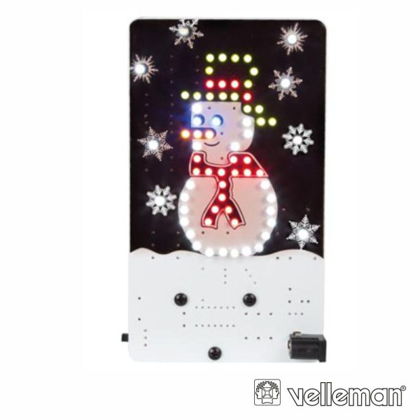 Kit Boneco De Neve C/ 69 LEDS Coloridos VELLEMAN - (MK200)