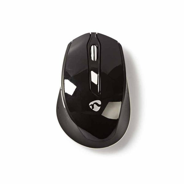 Rato S/ fios Seis botões Preto/Branco - (MSWS300WT)