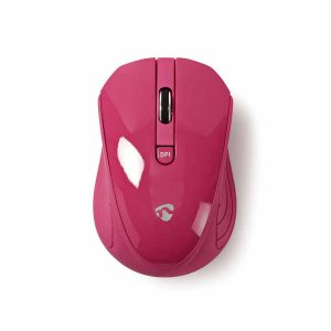 Rato S/ fios 1000 dpi 3 botões Rosa - (MSWS400PK)