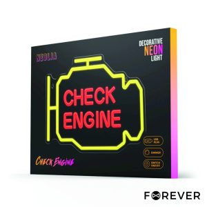 Luz LED Neon Em Forma de Luz De Motor "Check Engine" - (NNE21)