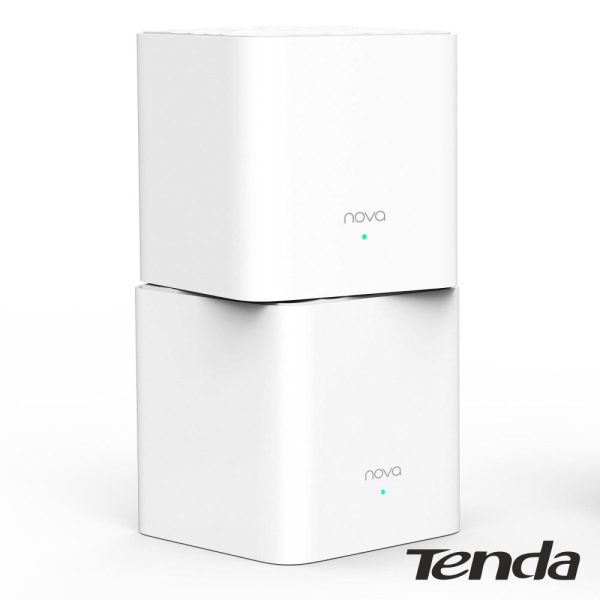 Sistema WiFi Mesh 5Ghz 867Mbps WPS TENDA - (NOVA-MW3-2)