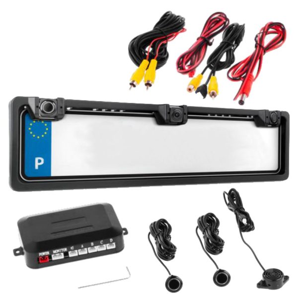 Placa Matrícula C/ Câmara E Sensores P/ Automóvel IP68 - (P0105P)