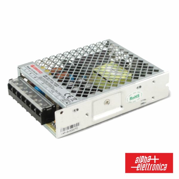 Fonte De Alimentação Industrial 24V 108W 4.5a Alpha - (PU100-24/2)