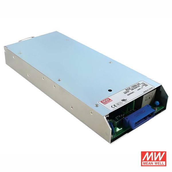 Fonte de Alimentação Industrial 24V 960W 40A MEAN WELL - (RCP-1000-24-C)