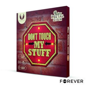 Placa em Metal Decorativo Retro FOREVER - (RETROSTOP)