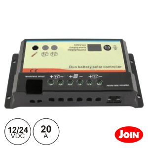 Regulador Painel Fotovoltaico 20a 12/24Vdc JOIN - (RHD20A/12-24)
